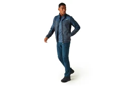 Regatta Strickfleecejacke Coladane V Dunkelblau/Hellblau/Grau/Blau