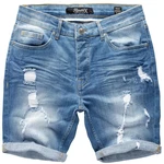 REPUBLIX Jeansshorts ZYAIRE Herren Regular Fit Rot/Hellblau/Blau/Dunkelblau