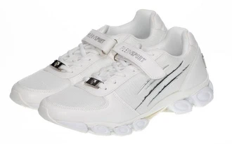 PLEIN SPORT Sneaker SIPS802 Weiß/Creme/Dunkelblau