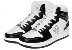 PLEIN SPORT Sneaker Weiß/Schwarz/Blau/Creme