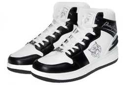 PLEIN SPORT Sneaker Weiß/Schwarz/Blau/Creme