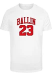 Mister Tee Ballin 23 Tee Dunkelrot/Rot/Beige/Braun