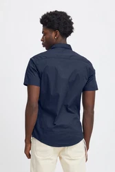 Blend Kurzarmhemd Shirt Dunkelblau/Rot/Blau/Weiß