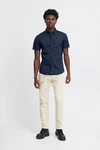 Blend Kurzarmhemd Shirt Dunkelblau/Rot/Blau/Weiß