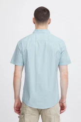 Blend Kurzarmhemd Shirt Khaki/Hellblau/Beige