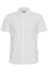 Blend Kurzarmhemd Shirt Weiß/Grau/Creme