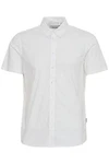 Blend Kurzarmhemd Shirt Weiß/Grau/Creme