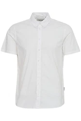 Blend Kurzarmhemd Shirt Weiß/Grau/Creme