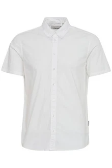 Blend Kurzarmhemd Shirt Weiß/Grau/Creme
