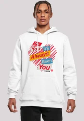 F4NT4STIC Kapuzenpullover Sex Education It's Always You Netflix TV Series Weiß/Blau/Mischfarben