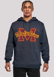 F4NT4STIC Kapuzenpullover Sex Education M Dolphins Netflix TV Series Blau