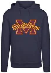 F4NT4STIC Kapuzenpullover Sex Education M Dolphins Netflix TV Series Blau