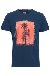 Blend T-Shirt BLEND BHTee Rot/Dunkelblau/Hellblau/Orange/Blau