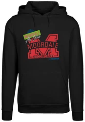 F4NT4STIC Kapuzenpullover Sex Education Moordale Collage Netflix TV Series Schwarz/Dunkelrot/Gelb/Mischfarben/Rot/Grau/Beige