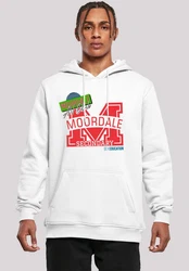 F4NT4STIC Kapuzenpullover Sex Education Moordale Collage Netflix TV Series Dunkelrot/Rot/Grau/Dunkelgrün/Gelb