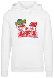 F4NT4STIC Kapuzenpullover Sex Education Moordale Collage Netflix TV Series Dunkelrot/Rot/Grau/Dunkelgrün/Gelb