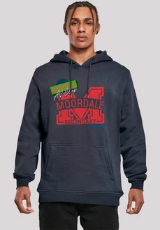F4NT4STIC Kapuzenpullover Sex Education Moordale Collage Netflix TV Series Grün/Blau/Beige/Gelb/Dunkelblau