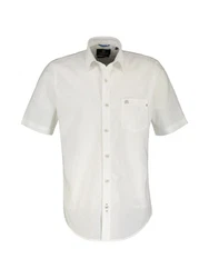 LERROS Leinenhemd Creme/Weiß/Khaki