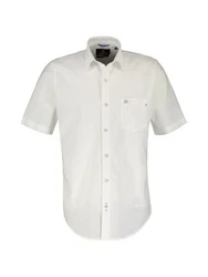 LERROS Leinenhemd Creme/Weiß/Khaki