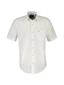 LERROS Leinenhemd Creme/Weiß/Khaki