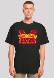 F4NT4STIC T-Shirt Sex Education Moordale Cracked Rot/Dunkelrot/Beige