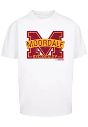 F4NT4STIC T-Shirt Sex Education Moordale Cracked Beige/Rot/Dunkelrot/Bordeaux/Braun/Gelb