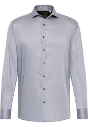 Eterna Langarmhemd MODERN FIT Grau/Blau/Dunkelblau