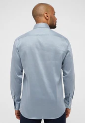 Eterna Langarmhemd MODERN FIT Grau/Blau/Hellblau