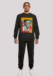 F4NT4STIC Sweatshirt Sex Education Otis Hung Over Collage Schwarz/Grau/Rot/Grün