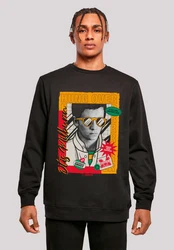 F4NT4STIC Sweatshirt Sex Education Otis Hung Over Collage Schwarz/Grau/Rot/Grün