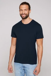 Rundhalsshirt mit Elasthan-Anteil