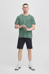 Blend T-Shirt BLEND BHTee Grün/Türkis/Hellgrün