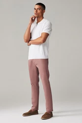 Next Chinohose Skinny Fit Lila/Rosa