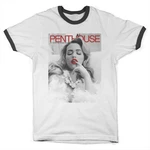 Penthouse T-Shirt Cover Ringer Tee Weiß/Rosa/Braun/Rot/Creme
