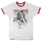 Penthouse T-Shirt Cover Ringer Tee Rosa/Weiß/Rot