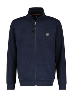 LERROS Sweatshirt Sweat-Troyer mit Steppnähten