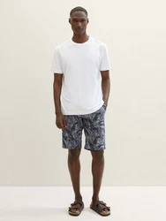 TOM TAILOR Bermudas Regular Shorts Blau/Dunkelblau/Grau/Hellblau