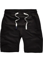 Amaci&Sons Herren Shorts Bermuda Sweatshorts Jogginghose 8004 Schwarz/Khaki