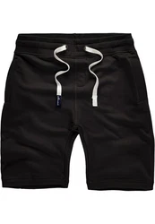 Amaci&Sons Herren Shorts Bermuda Sweatshorts Jogginghose 8004 Schwarz/Khaki