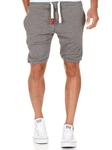 Amaci&Sons Herren Shorts Bermuda Sweatshorts Jogginghose 8004 Hellgrau/Grau/Dunkelgrau