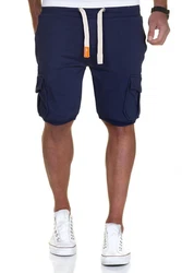 Amaci&Sons Sweatshorts ECORSE Herren Bermuda Hose Dunkelblau/Blau