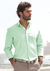 John Devin Langarmhemd Regular Fit Kentkragen 