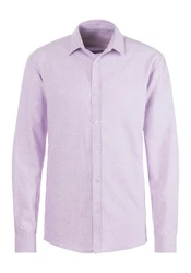 John Devin Langarmhemd Regular Fit Kentkragen Lila