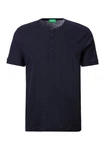 United Colors of Benetton Henleyshirt Dunkelblau