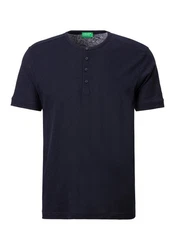 United Colors of Benetton Henleyshirt Dunkelblau