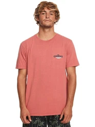 Quiksilver T-Shirt Bold Move Rot/Rosa