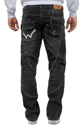 Kosmo Lupo 5-Pocket-Jeans Herren Hose BA-KM001 Grau (BA-KM001-2)