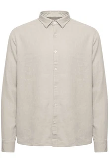 !Solid Langarmhemd SDEnea Khaki/Weiß/Beige/Braun/Grau