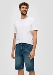s.Oliver Stoffhose Jeans-Shorts Regular Fit Mid Rise Straight Leg Weiß/Creme