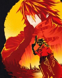 Vincent T-Shirt Style3 Final Fantasy 7 Rebirth Chocobo Remake Crimson